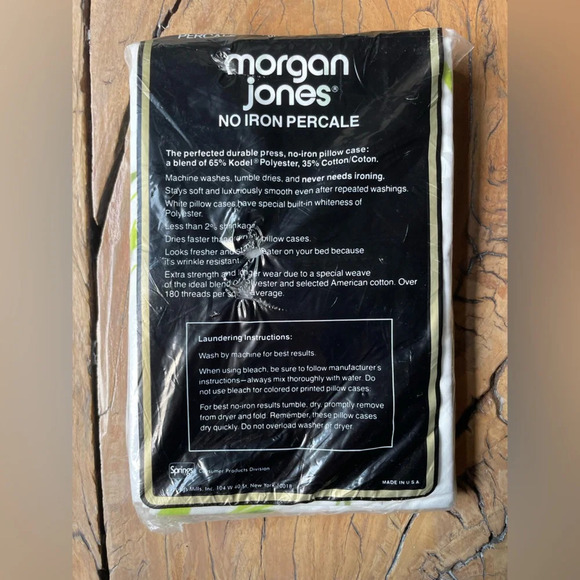 Morgan Jones Vintage Dead Stock Pillowcase Set - Picture 2 of 5